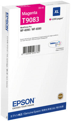 Epson Tintenpatrone T90834N, Magenta, 4'000 Seiten – für Tintenstrahldrucker/Multifunktionsgeräte