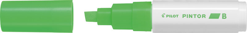 Pilot Pigment-Marker Pintor – Keilspitze 8 mm – Neongrün – Für dunkle Oberflächen geeignet