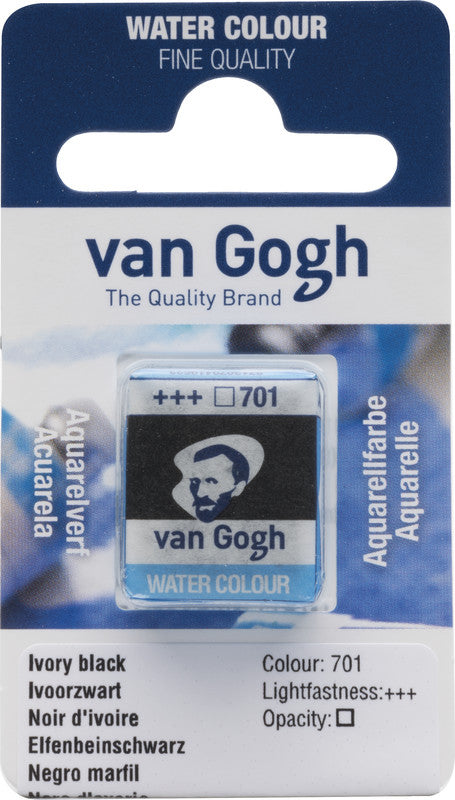 Van Gogh Aquarellfarbe – Elfenbeinschwarz