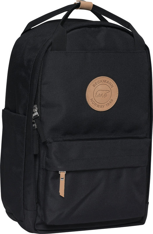 Beckmann City Light – Notebook-Rucksack – für 13"-Notebook, 20 l, rPET, schwarz