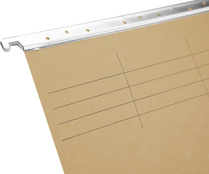 Biella Hängeordner für Folio – Karton, Olivgrün, 375 × 260 mm, mit Vordruck