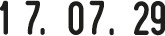 Trodat Motivstempel – Motiv: Datum, Kunststoff, ohne Kissen