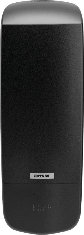 Katrin Inclusive Manueller Seifenspender – Wandmontage – 1'000 ml, schwarz, Kunststoff