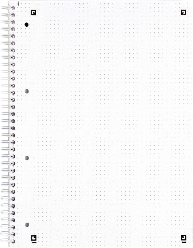 Oxford Collegeblock, Karton, 80 Blatt, 4-fach gelocht, perforiert, 90 g/m² – Sand, für SCRIBZEE App