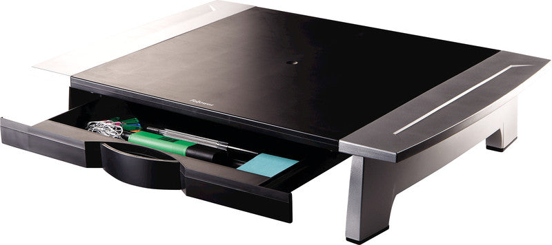 Fellowes Office Suites – Monitorhalterung, Standfuss, bis 28", 36 kg, 5-stufig höhenverstellbar