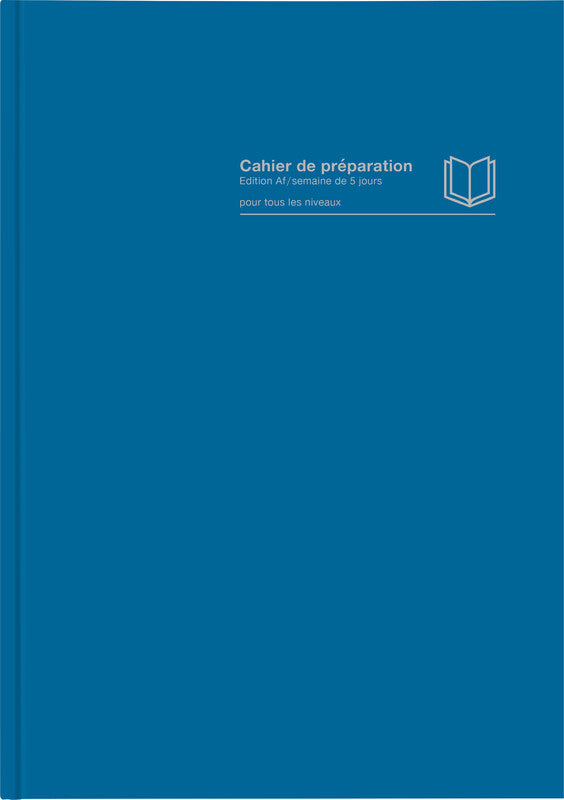 Verlag für unterrichtsm. Unterrichtsbuch A4, Buchbindung, Karton, 144 Seiten, perforiert, 100 g/m² – Blau