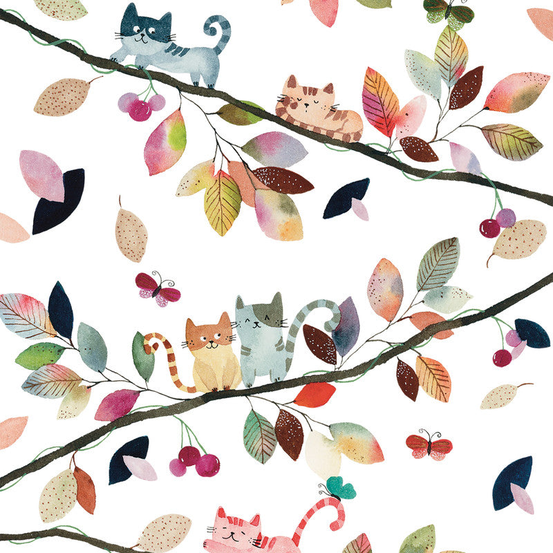 Ppd Servietten Fall Cats – 33 × 33 cm – 3-lagig, Tissue – 20 Stk., FSC