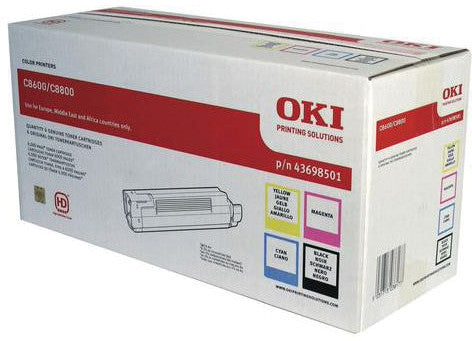 OKI Toner-Multipack – BK/C/M/Y, 6000 Seiten