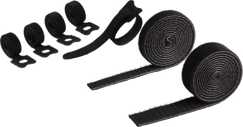 Durable Cavoline Klett-Kabelbinder – 2 mm × 1,00 m, Kunststoff, Weiss, zuschneidbar, wiederverwendbar