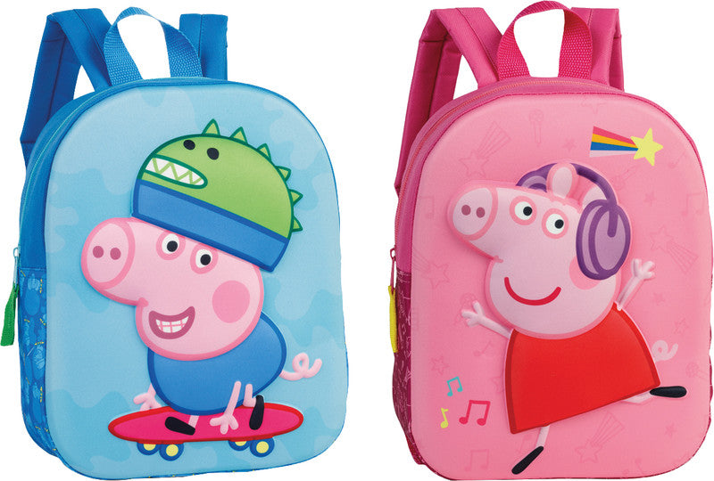 Fabrizio Kindergartenrucksack – Peppa Pig, rosa – 23,0 cm × 29,0 cm × 10,0 cm