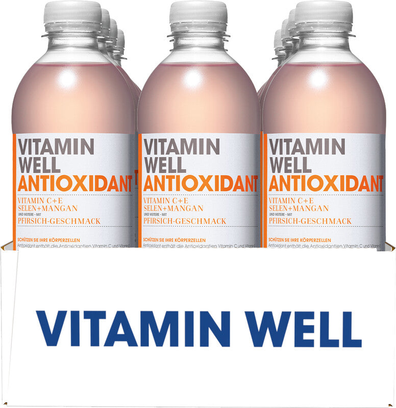 Vitamin Well Vitaminwasser Pfirsich – 5 dl