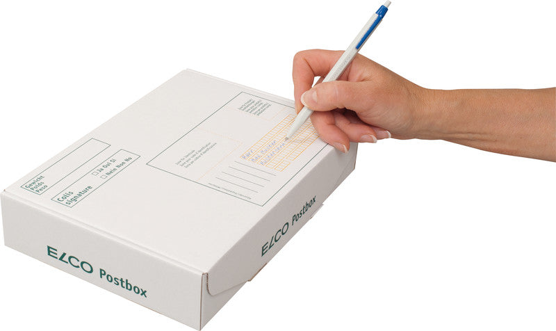 Elco Faltschachtel, Weiss – 250 × 175 × 50 mm – 5 Stk.