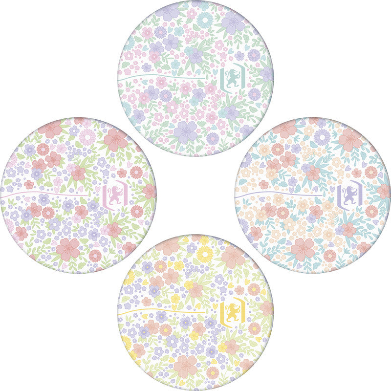 Oxford Notizblock ForMe Floral, 74 × 210 mm, liniert, geheftet, 80 Blatt, perforiert – mehrfarbig