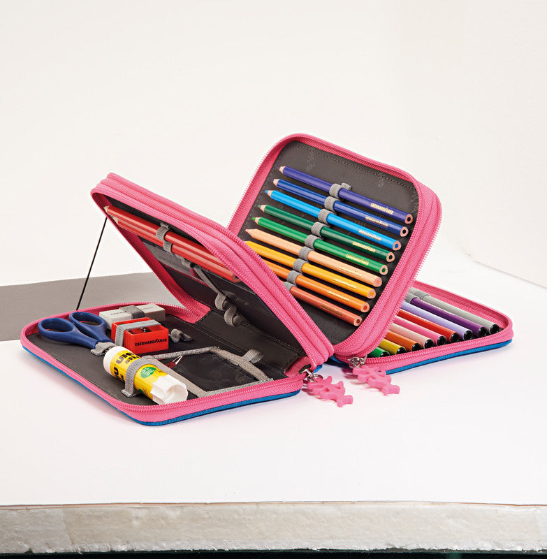 Step by Step XXL Etui, gefüllt, 43-teilig – Mermaid Lola – Kunststoff – 20,0 × 13,0 × 7,0 cm