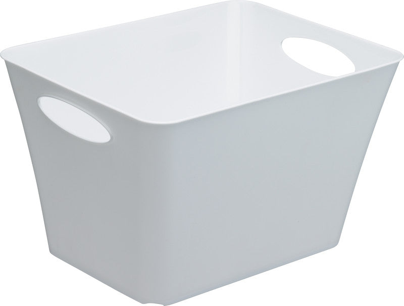 Rotho Aufbewahrungsbox – Kunststoff, Weiss, 32,1 × 26 × 43,1 cm – 1er-Pack