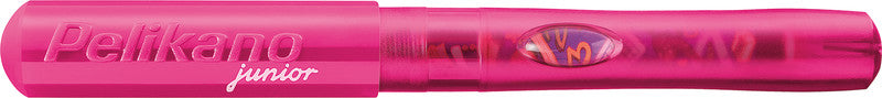 Pelikano junior – Federspitze A – für Rechtshänder – pink, blau – Patronen
