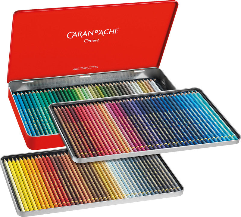 Caran d-Ache Caran d'Ache Buntstifte Pablo – 120 Farben, im Metalletui, Ø 3,8 mm, FSC