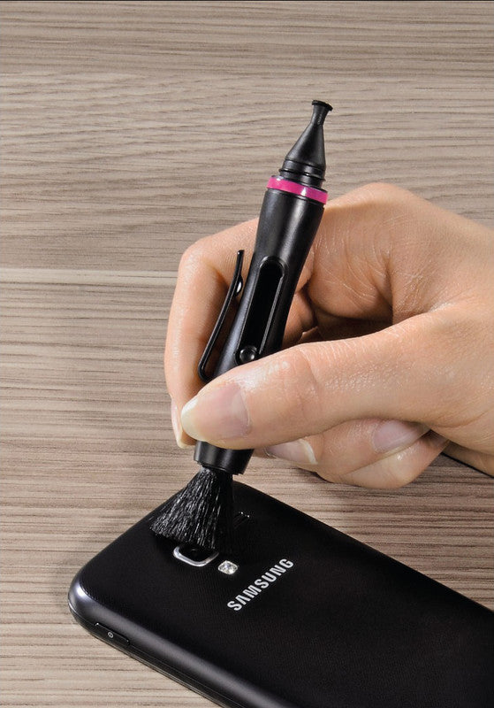 Hama LensPen Reinigungsstift MicroPro II – Objektivpinsel, Ø 5 mm – für Okulare, Smartphone-Kameras