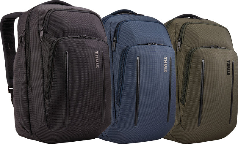 Thule Crossover 2 – Notebook-Rucksack – für 15,6" Notebook, 30 l, Nylon, Schwarz, RFID-Schutz