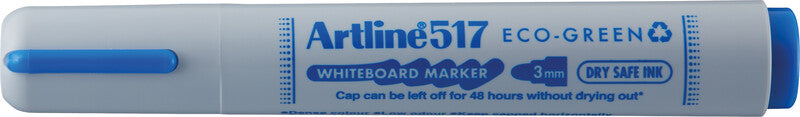 Artline Whiteboard-Marker Eco-Green EK517 – Rundspitze 3 mm – Blau – Trocken abwischbar
