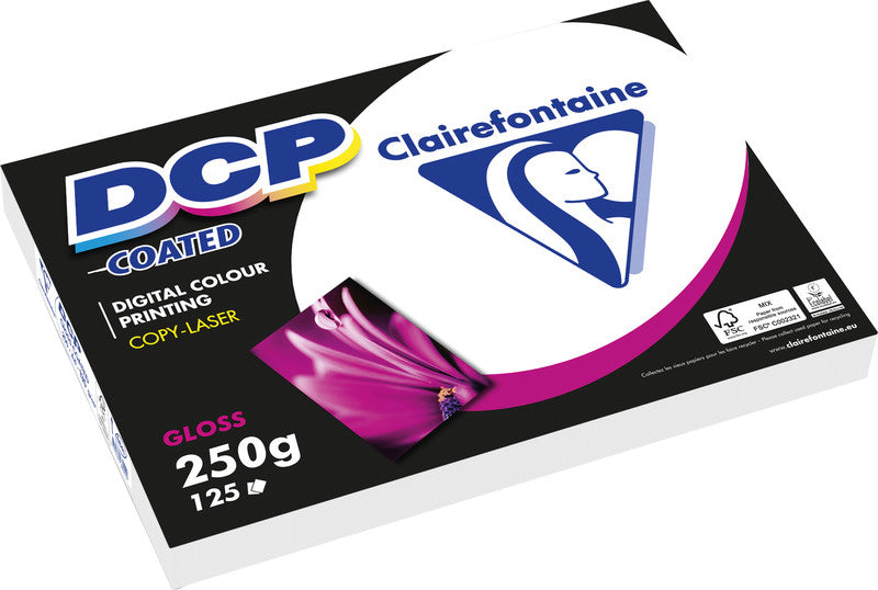 Clairefontaine Edelkarton Weiss – A3, 250 g/m², 125 Blatt