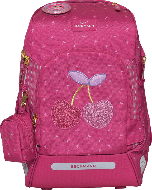 Beckmann Schulrucksack – Active Air Flx – Cherry – Recycelte Materialien