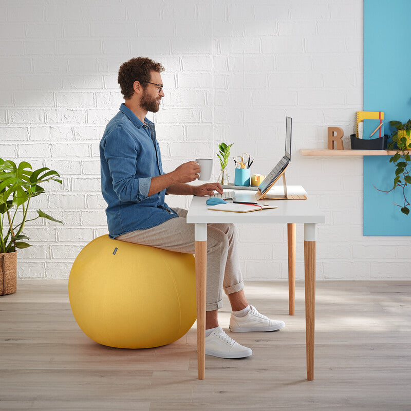 Leitz Sitzball Ergo Cosy Active – Ø 65 cm, warmes Gelb