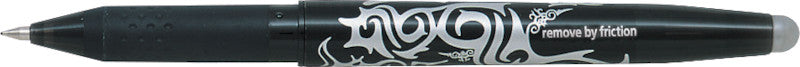 Pilot FriXion Ball Gelschreiber – schwarz, 0,7 mm, radierbar, Kappe, nachfüllbar