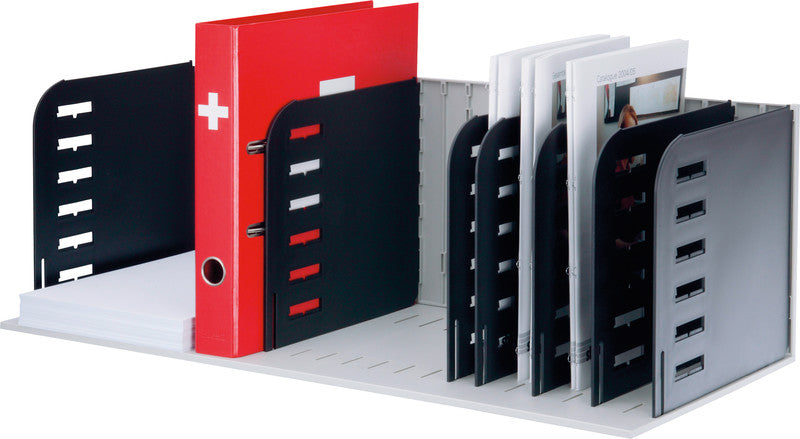 Styro Dokumentenablage – für Hängemappen 320 × 240 mm, 320 × 260 mm – 723 × 304 × 248 mm