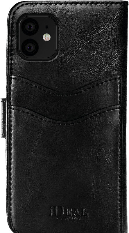 Ideal of Sweden – Booklet-Hülle – für Apple iPhone 11 – schwarz – Kunstleder – mit Kartenfach