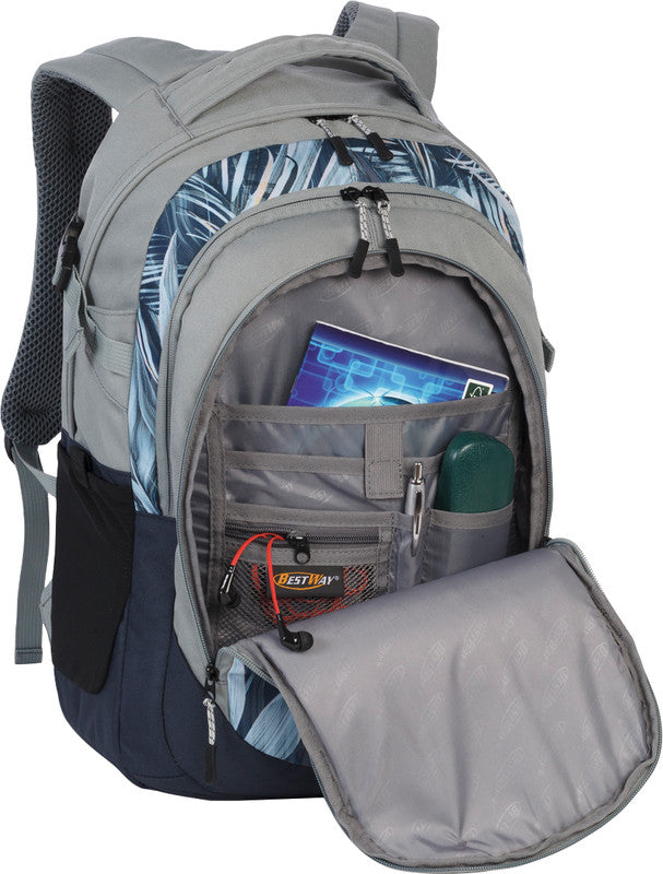Bestway Evolution Air – Notebook-Rucksack – für 15"-Notebook, 22 l, Kunststoff, Graugrün, Dschungel