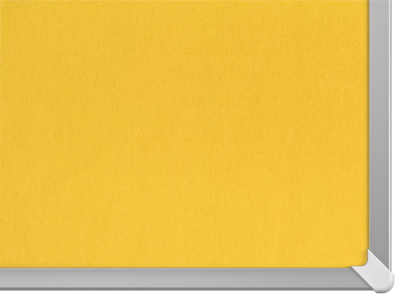 Nobo Pinnwand – Filz – 90 × 51 cm, gelb