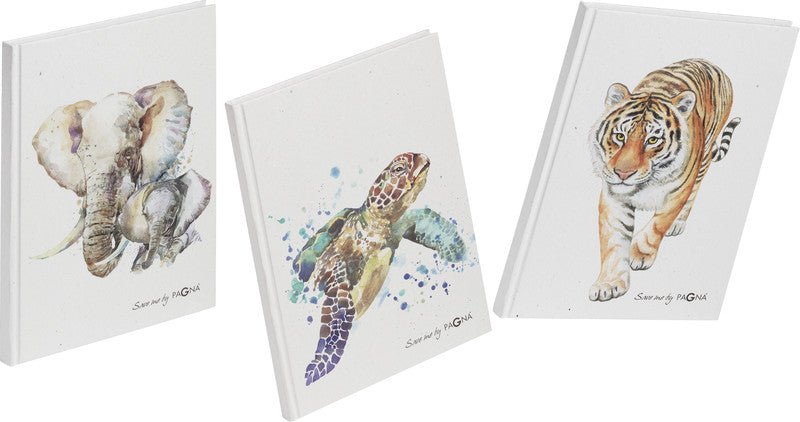 Pagna Notizbuch A5, punktkariert, Fadenheftung, Karton, 128 Seiten, 70 g/m² – weiss