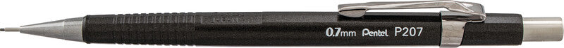 Pentel Sharp P200 Druckbleistift – 0,7 mm, Anthrazit, starres 4 mm Führungsröhrchen