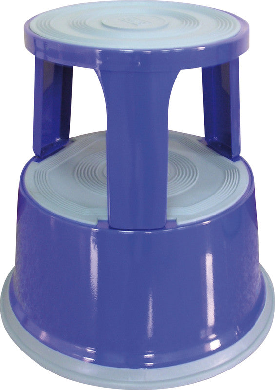 Q-Connect Hocker – 43 cm, 150 kg, blau