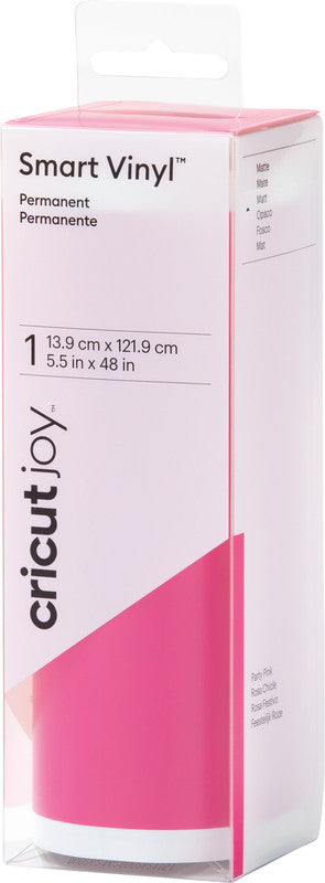 Cricut Matte Vinylfolie – Pink – 13,9 × 121,9 cm – für CRICUT JOY Schneideplotter