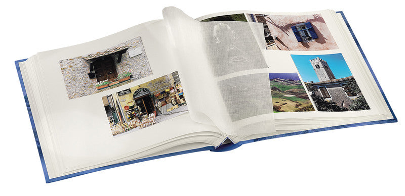 Hama Fotoalbum – für 300 × 300 mm, aqua, Pergaminzwischenblätter, Karton