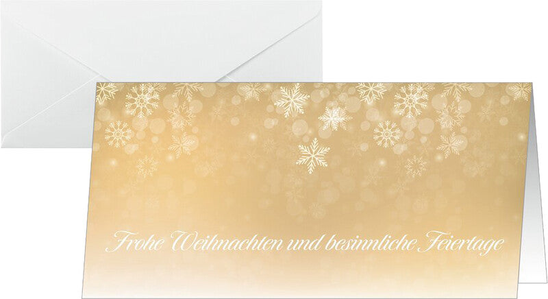 Sigel Weihnachtskarten – C6/5, mit Couvert, Edelkarton 250 g/m², Christmas Night, mehrfarbig – 25 Stk