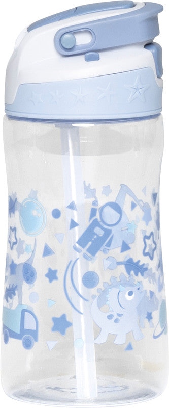 Beckmann Trinkflasche – 4,7 dl – Kunststoff (Tritan), Druckverschluss, auslaufsicher – Blau