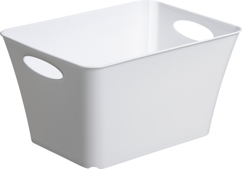 Rotho Aufbewahrungsbox – Kunststoff, weiss, 26 × 19,2 × 35 cm