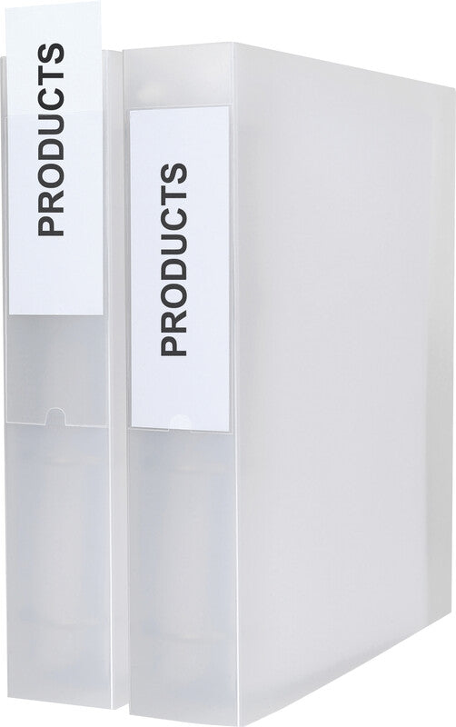 Djois Schuletiketten – 25 × 75 mm, Folie, Hochglänzend, Permanent Haftend, 12 Stk