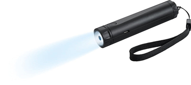 Goobay Powerbank 2600 mAh, 1× USB-A, mit Taschenlampe, für Smartphones, Tablets, schwarz