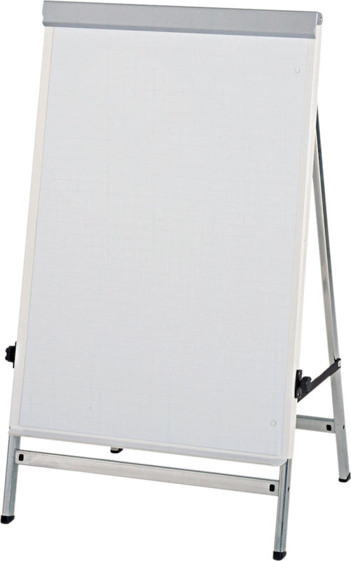 MAUL Flipchart – 70 × 100 cm, weiss, Metall, Recycling