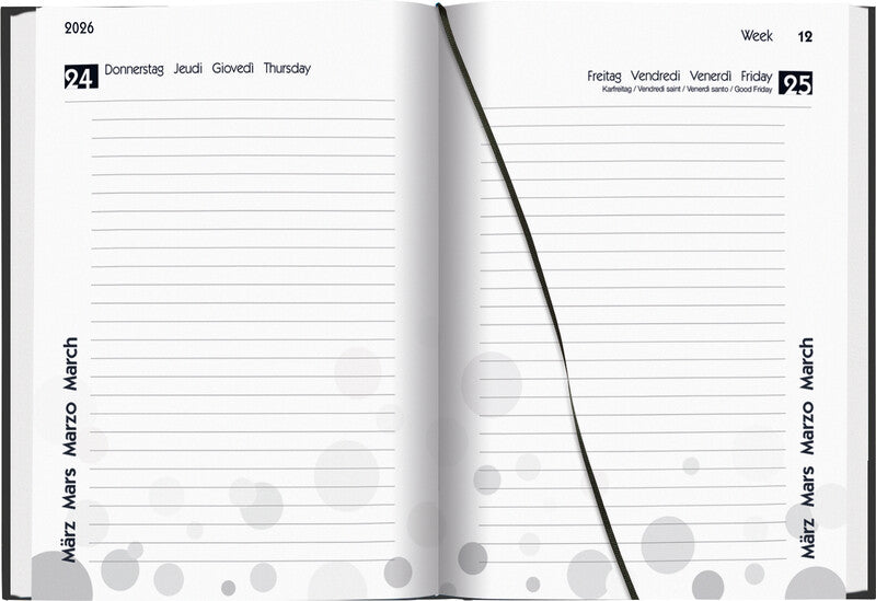Biella mydiary Schüleragenda – 1 Tag/Seite, gebunden, 12 × 16,5 cm, Aug–Jul, Sport, FSC