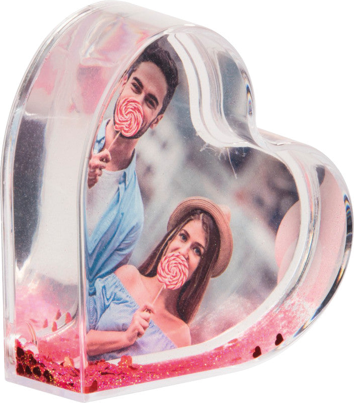 Hama Fotokugel Herz, Acryl, transparent, 9,4 × 7,6 cm
