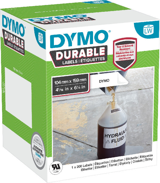 DYMO Drucketiketten, 104 mm × 159 mm, für LabelWriter 4XL, LabelWriter 450 Serie (ohne 450 Duo)