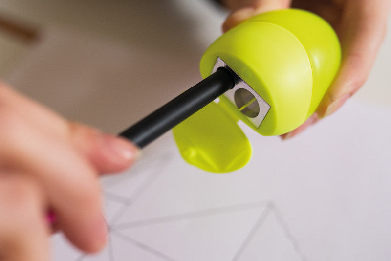 Kum Pencil-Pal M2 Doppelspitzdose – für Ø 8 + 11 mm – Kunststoff – farbig sortiert – austauschbares Messer