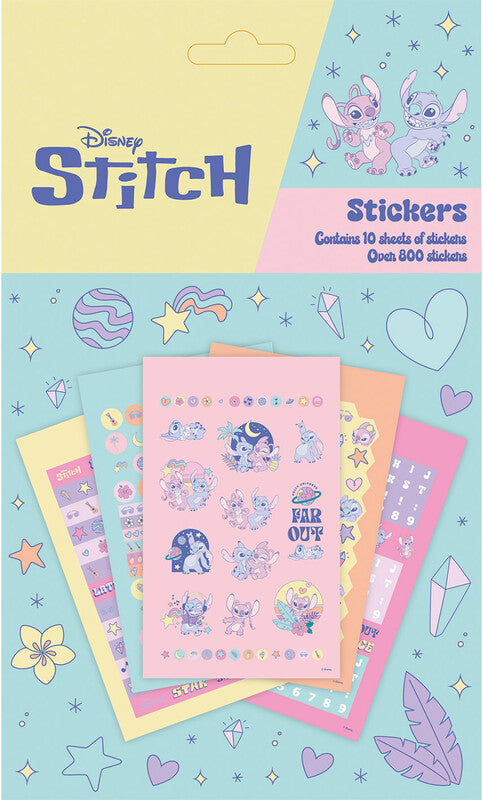 Disney Schmucketiketten, selbstklebend, Lilo & Stitch – sortiert – 800 Stk.