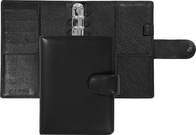 Succes Classic Cadiz Agenda – 6-Ring-Mechanik, 14,5 × 17,8 cm, schwarz