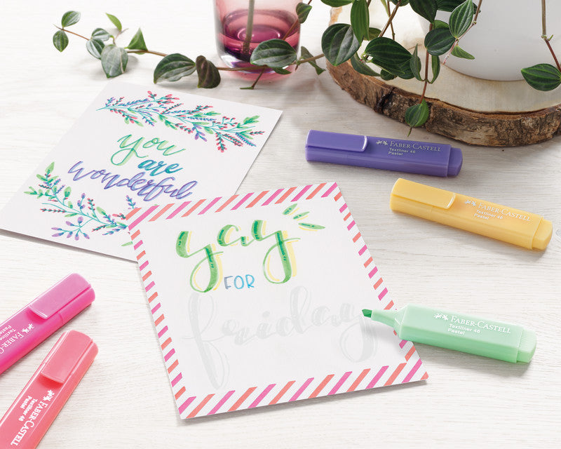 Faber-Castell 46 Pastell Textmarker Lichtgrün – Keilspitze, 1–5 mm, nachfüllbar